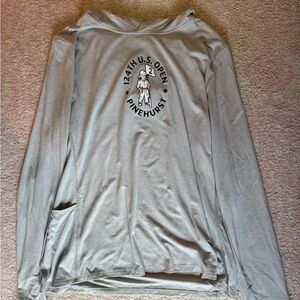 Gray Long Sleeve Pinehurst Hoodie